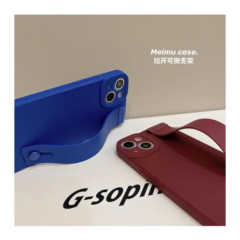 Hand Strap Plain Phone Case - iPhone 13 Pro Max / 13 Pro / 