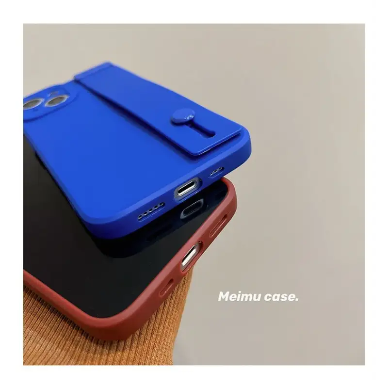 Hand Strap Plain Phone Case - iPhone 13 Pro Max / 13 Pro / 