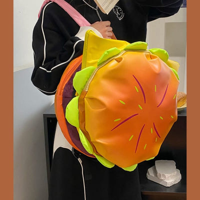 Harajuku Cheese Burger Backpack ON784 - hamburger