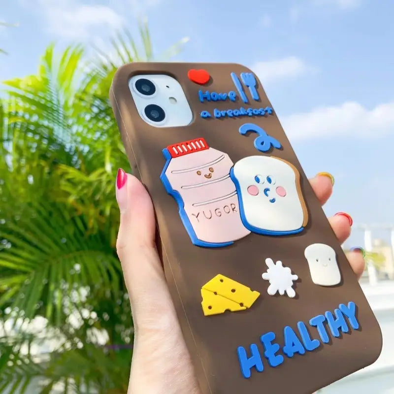 Healthy Toast Breakfast iPhone Case BP253 - iphone case