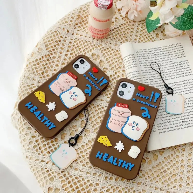 Healthy Toast Breakfast iPhone Case BP253 - iphone case
