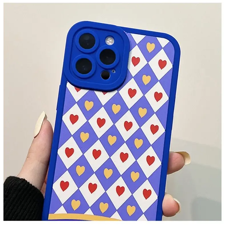 Heart Argyle  Phone Case - iPhone 13 Pro Max / 13 Pro / 13 / 13 mini / 12 Pro Max / 12 Pro / 12 / 12 mini / 11 Pro Max / 11 Pro / 11 / SE / XS Max / XS / XR / X / SE 2 / 8 / 8 Plus / 7 / 7 Plus-5