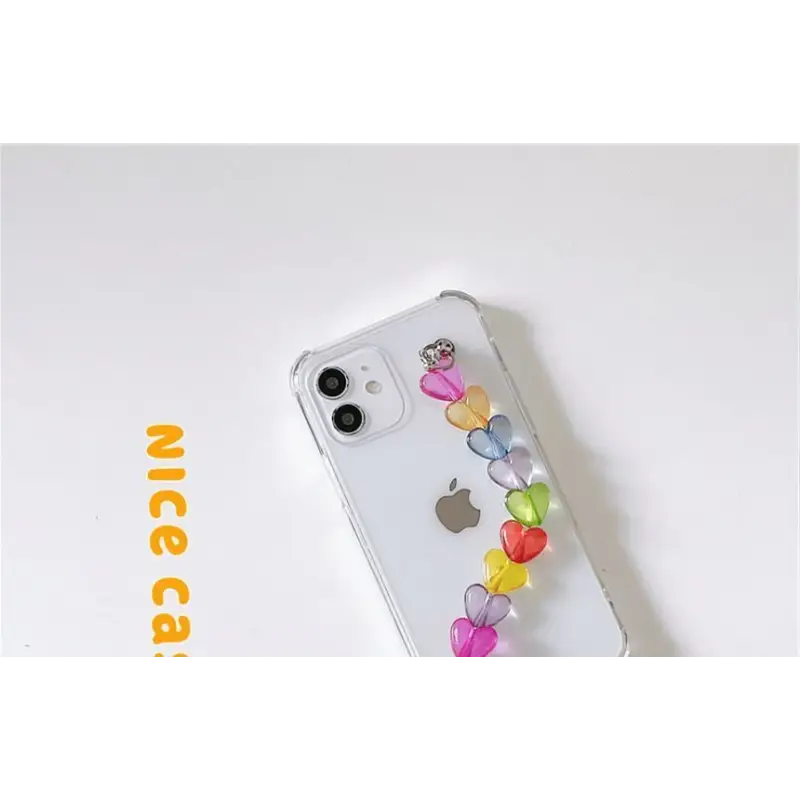 Heart Chain Phone Case - iPhone 12 Pro Max / 12 Pro / 12 / 