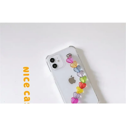 Heart Chain Phone Case - iPhone 12 Pro Max / 12 Pro / 12 / 