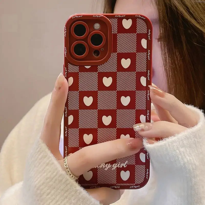 Heart Checker Phone Case - iPhone 7 / 8 / SE 2020 / 7 Plus / 8 Plus / X / XS / XR / XS Max / 11 / 11 Pro / 11 Pro Max / 12 / 12 Pro / 12 mini / 12 Pro Max / 13 / 13 Pro / 13 mini / 13 Pro Max-9