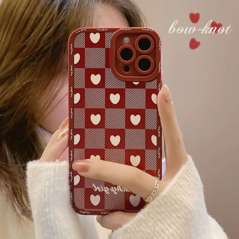 Heart Checker Phone Case - iPhone 7 / 8 / SE / 7 Plus / 8 Plus / X / XS / XS Max / XR / 11 / 11 Pro / 11 Pro Max / 12 mini / 12 / 12 Pro / 12 Pro Max / 13 mini / 13 / 13 Pro / 13 Pro Max-4