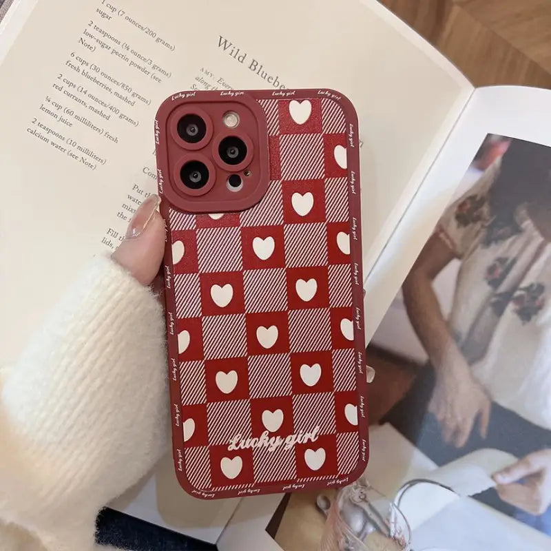 Heart Checker Phone Case - iPhone 7 / 8 / SE / 7 Plus / 8 Plus / X / XS / XS Max / XR / 11 / 11 Pro / 11 Pro Max / 12 mini / 12 / 12 Pro / 12 Pro Max / 13 mini / 13 / 13 Pro / 13 Pro Max-9