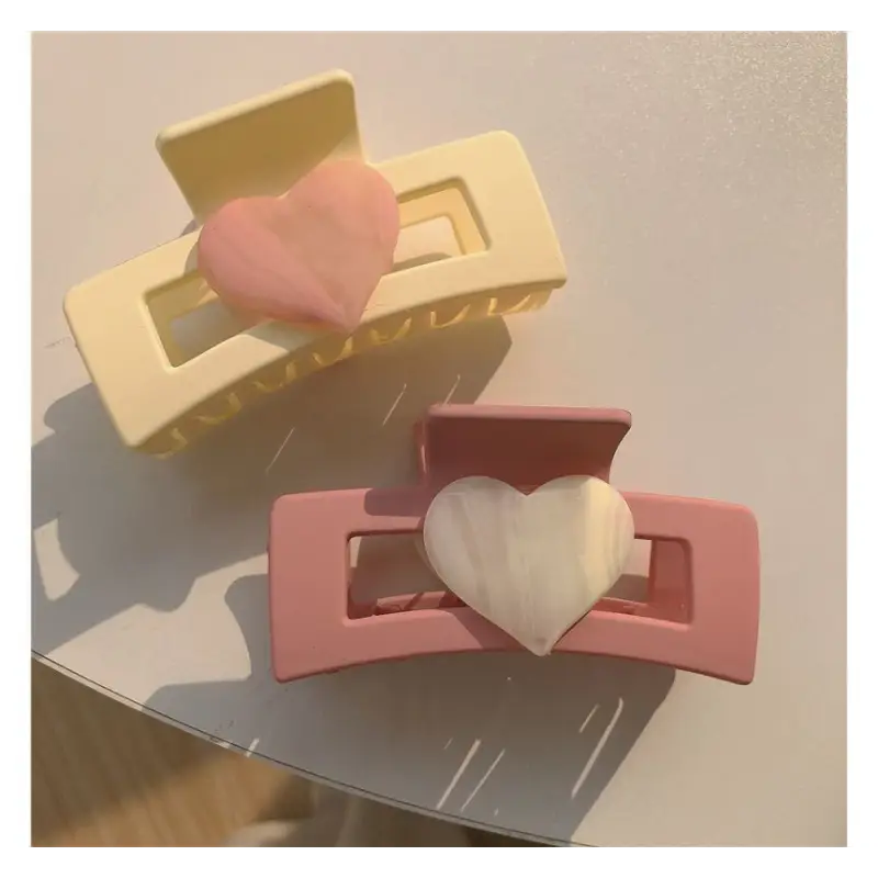 Heart Hair Clamp E821 - Hair Fashion Accessories