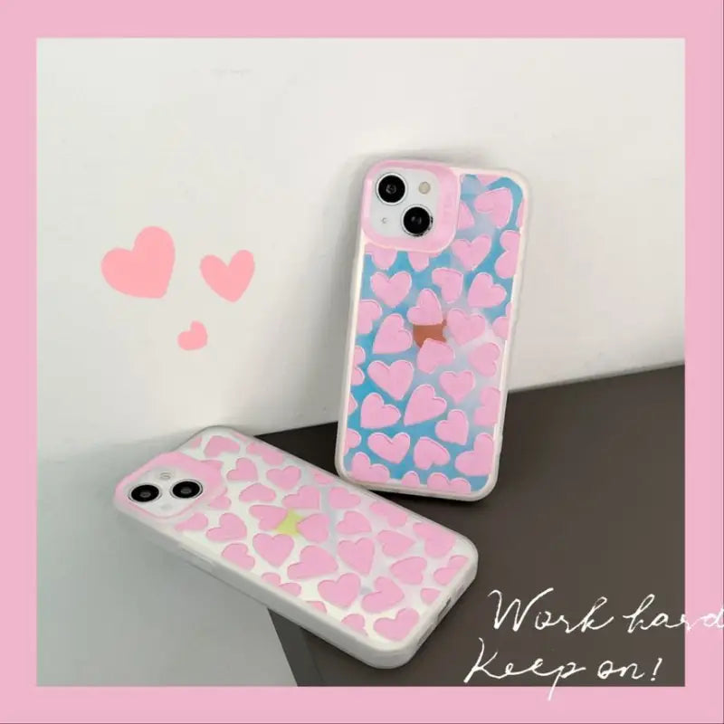 Heart Holographic Phone Case - iPhone 7 / 8 / SE / 7 Plus / 