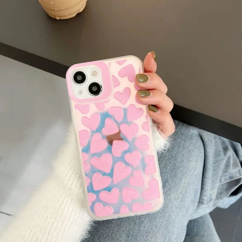 Heart Holographic Phone Case - iPhone 7 / 8 / SE / 7 Plus / 