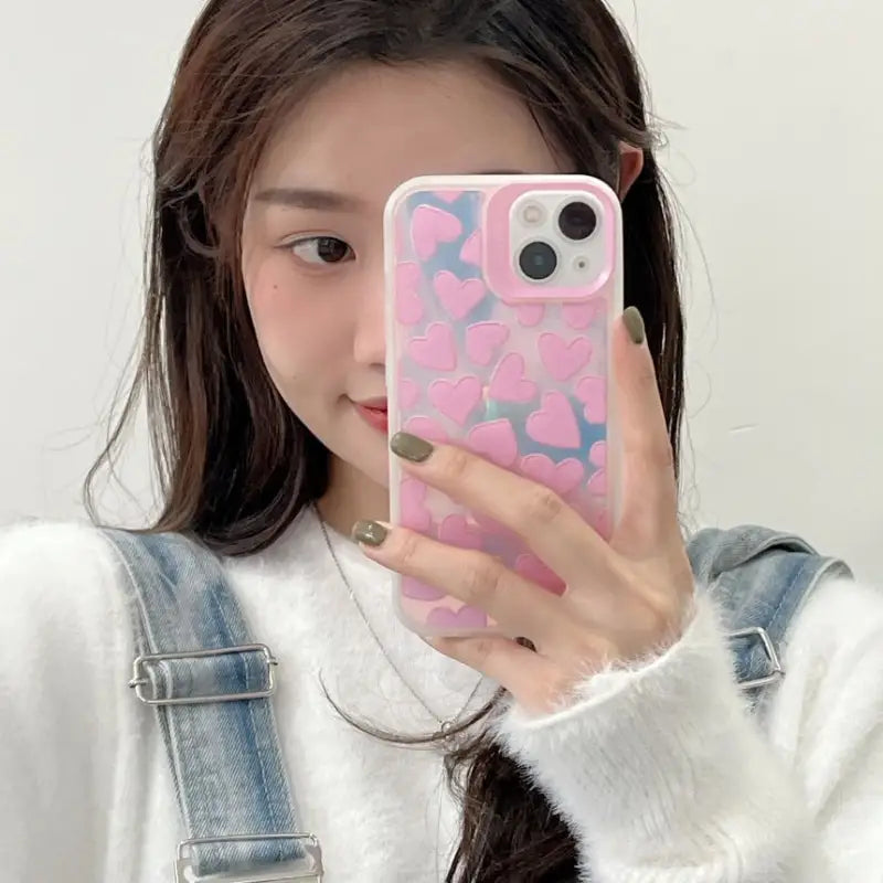 Heart Holographic Phone Case - iPhone 7 / 8 / SE / 7 Plus / 