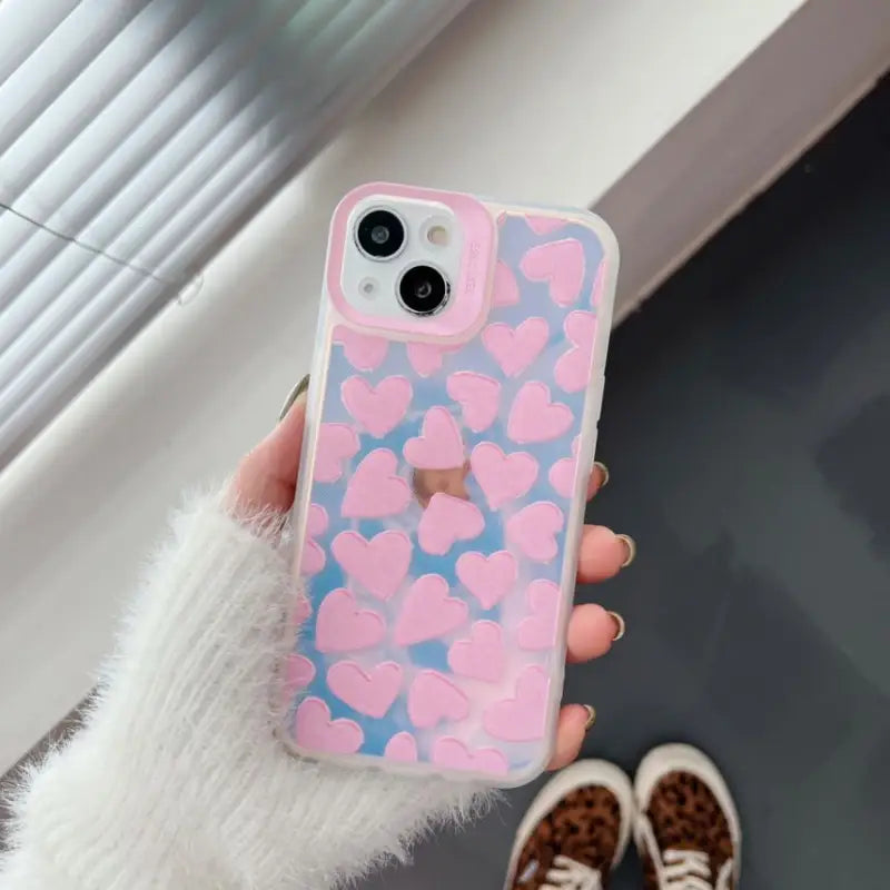 Heart Holographic Phone Case - iPhone 7 / 8 / SE / 7 Plus / 