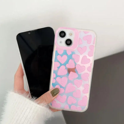 Heart Holographic Phone Case - iPhone 7 / 8 / SE / 7 Plus / 