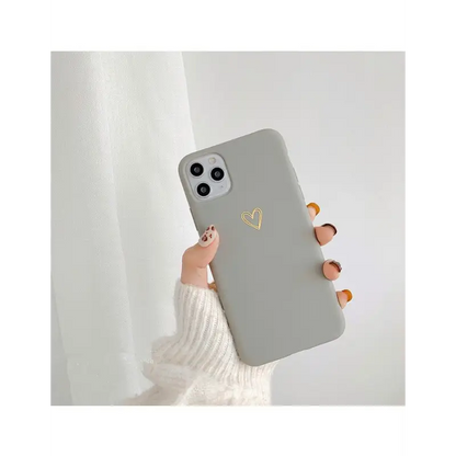 Heart Motif Phone Case - iPhone 7 / 7 Plus / 8 / 8 Plus / X 