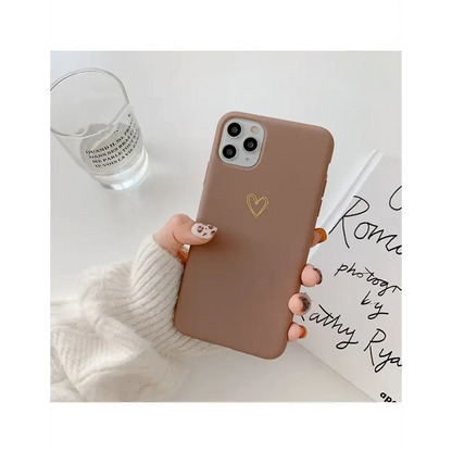 Heart Motif Phone Case - iPhone 7 / 7 Plus / 8 / 8 Plus / X 