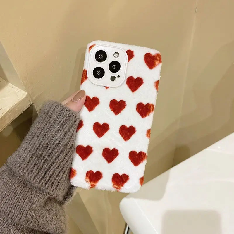 Heart Phone Case - iPhone 13 Pro Max / 13 Pro / 13 / 13 mini / 12 Pro Max / 12 Pro / 12 / 12 mini / 11 Pro Max / 11 Pro / 11 / SE / XS Max / XS / XR / X / SE 2 / 8 / 8 Plus / 7 / 7 Plus-7