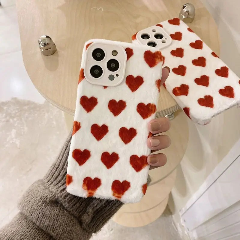 Heart Phone Case - iPhone 13 Pro Max / 13 Pro / 13 / 13 mini / 12 Pro Max / 12 Pro / 12 / 12 mini / 11 Pro Max / 11 Pro / 11 / SE / XS Max / XS / XR / X / SE 2 / 8 / 8 Plus / 7 / 7 Plus-8