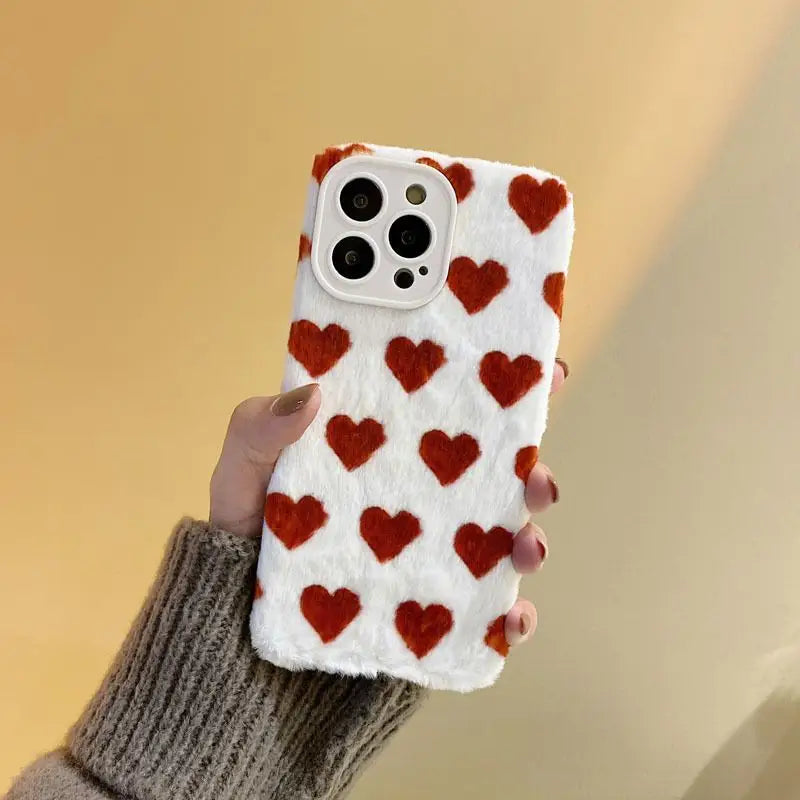 Heart Phone Case - iPhone 13 Pro Max / 13 Pro / 13 / 13 mini / 12 Pro Max / 12 Pro / 12 / 12 mini / 11 Pro Max / 11 Pro / 11 / SE / XS Max / XS / XR / X / SE 2 / 8 / 8 Plus / 7 / 7 Plus-5