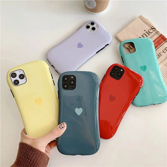 Heart Print Phone Case - iPhone 11 Pro Max / 11 Pro / 11 / 