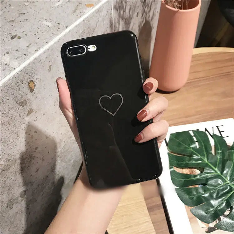 Heart Printed Phone Case - iPhone 6 / 6S / 6 Plus / 6S Plus / 7 / 7 Plus / 8 / 8 Plus-3
