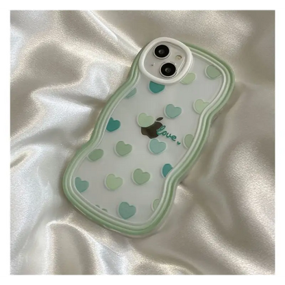 Heart Transparent Phone Case - iPhone 13 / 13 Pro / 13 Pro 