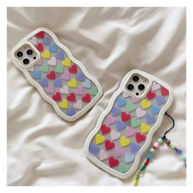 Heart Transparent Phone Case - iPhone 13 Pro Max / 13 Pro / 