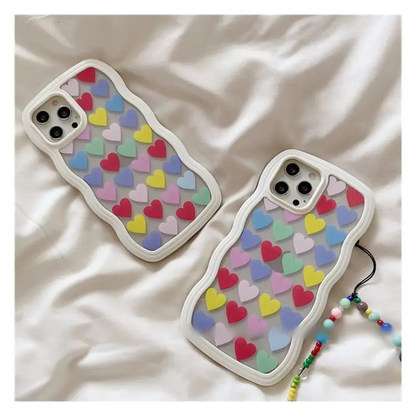 Heart Transparent Phone Case - iPhone 13 Pro Max / 13 Pro / 