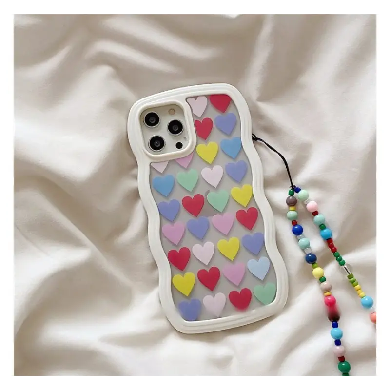 Heart Transparent Phone Case - iPhone 13 Pro Max / 13 Pro / 