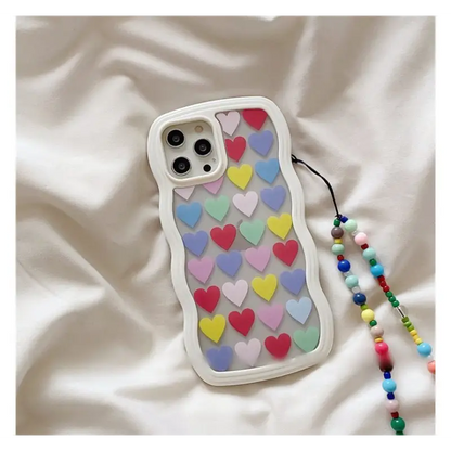 Heart Transparent Phone Case - iPhone 13 Pro Max / 13 Pro / 