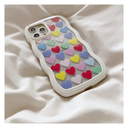 Heart Transparent Phone Case - iPhone 13 Pro Max / 13 Pro / 