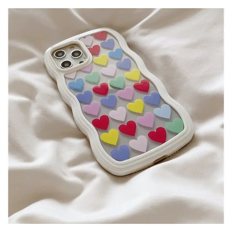 Heart Transparent Phone Case - iPhone 13 Pro Max / 13 Pro / 