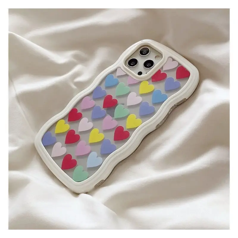 Heart Transparent Phone Case - iPhone 13 Pro Max / 13 Pro / 