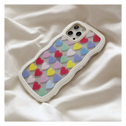 Heart Transparent Phone Case - iPhone 13 Pro Max / 13 Pro / 