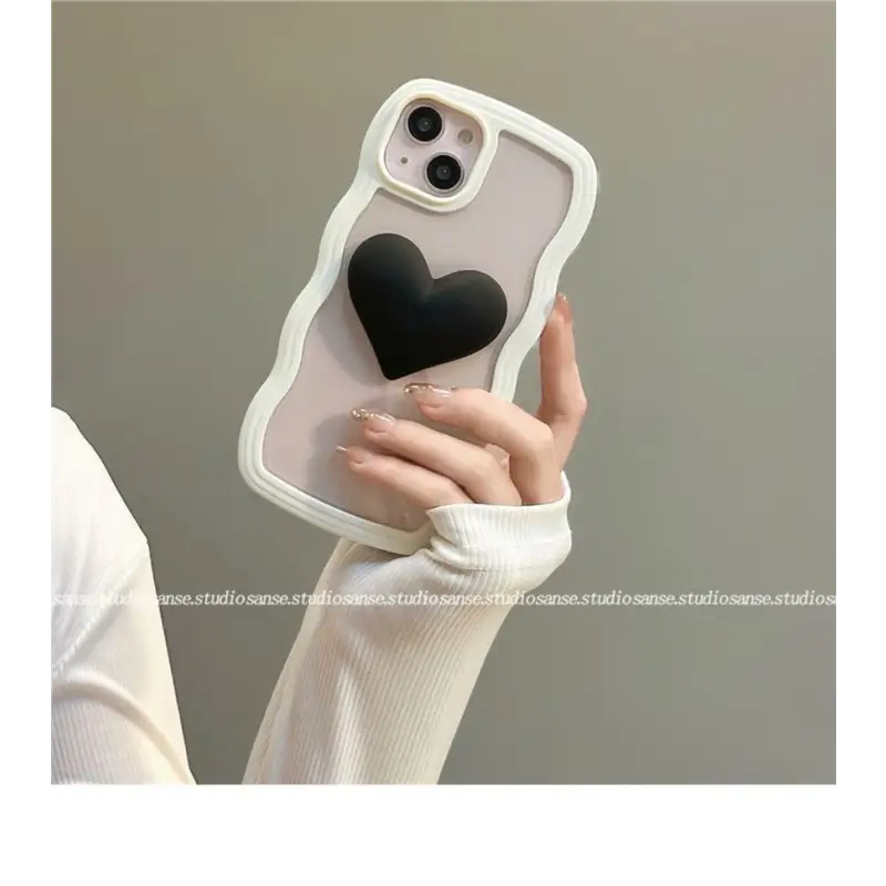 Heart Transparent Phone Case - iPhone 13 Pro Max / 13 Pro / 