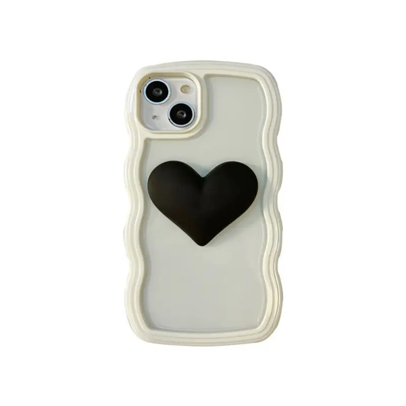 Heart Transparent Phone Case - iPhone 13 Pro Max / 13 Pro / 