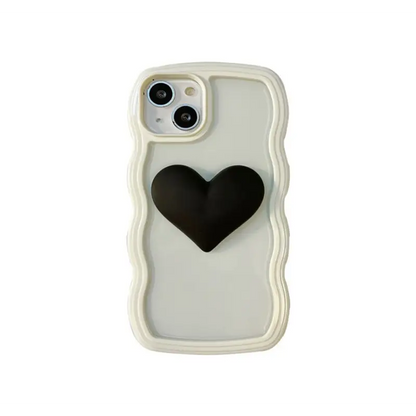 Heart Transparent Phone Case - iPhone 13 Pro Max / 13 Pro / 