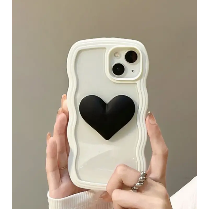 Heart Transparent Phone Case - iPhone 13 Pro Max / 13 Pro / 