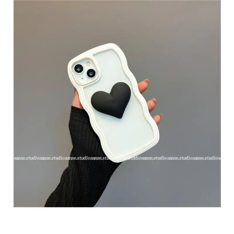 Heart Transparent Phone Case - iPhone 13 Pro Max / 13 Pro / 