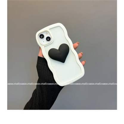 Heart Transparent Phone Case - iPhone 13 Pro Max / 13 Pro / 