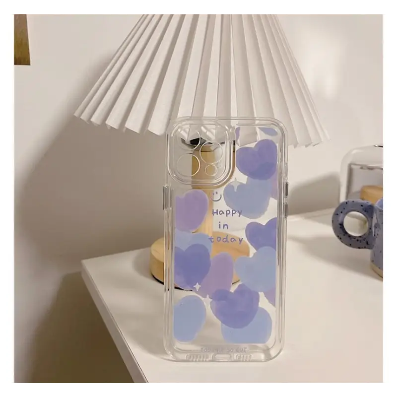 Heart Transparent Phone Case - Iphone 7 / 8 / 7 Plus / 8 