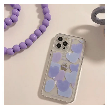 Heart Transparent Phone Case - Iphone 7 / 8 / 7 Plus / 8 