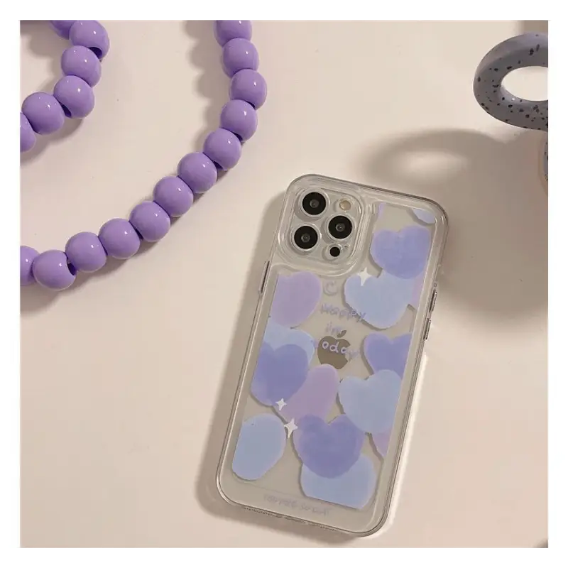 Heart Transparent Phone Case - Iphone 7 / 8 / 7 Plus / 8 
