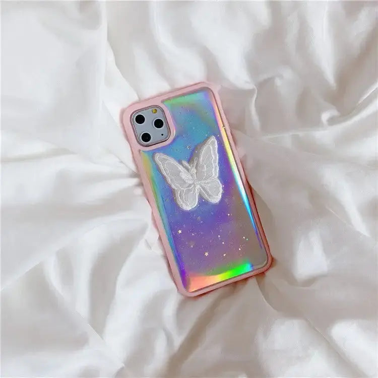 Holo Refective Buttery Lazer iPhone Case BP055 - iphone case