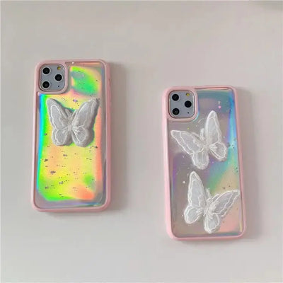 Holo Refective Buttery Lazer iPhone Case BP055 - iphone case