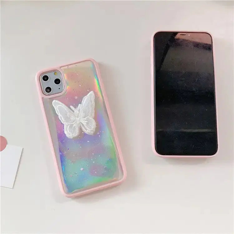 Holo Refective Buttery Lazer iPhone Case BP055 - iphone case