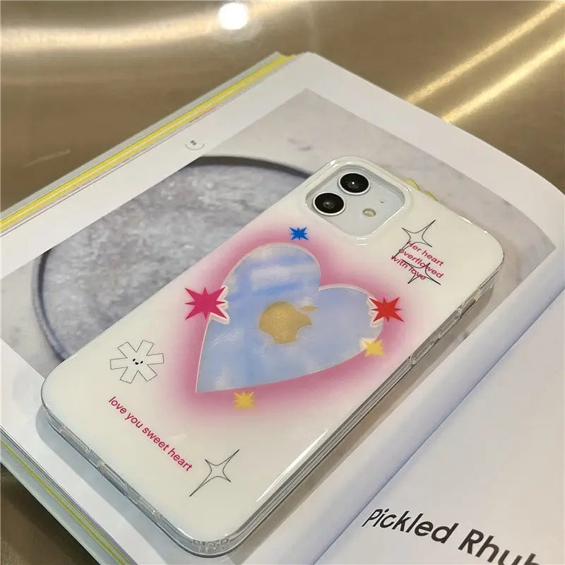 Hologram Laser Heart iPhone Case W100 - iphone case