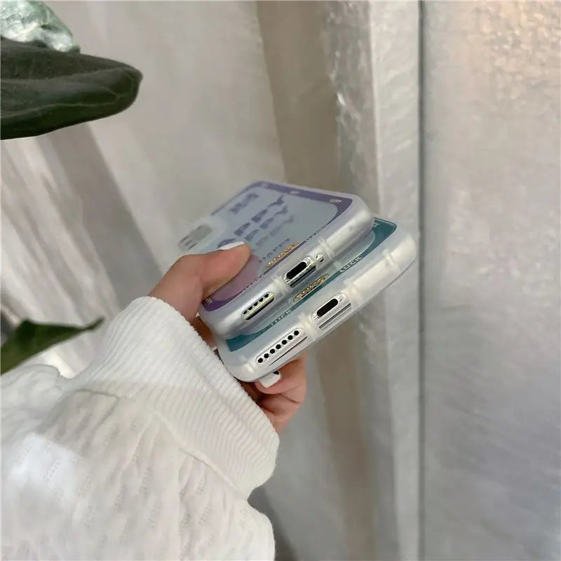Hologram Lettering Phone Case - Huawei-12