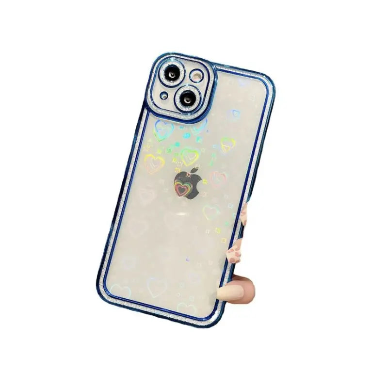Holographic Heart Phone Case - iPhone 13 Pro Max / 13 Pro / 