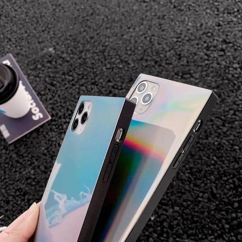 Holographic Phone Case - iPhone 11 Pro Max / 11 Pro / 11 / SE / XS Max / XS / XR / X / SE 2 / 8 / 8 Plus / 7 / 7 Plus-3