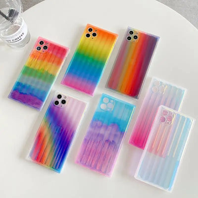 Holographic Rainbow / Cloud / Gradient Phone Case - iPhone 12 Pro Max / 12 Pro / 12 / 12 mini / 11 Pro Max / 11 Pro / 11 / SE / XS Max / XS / XR / X / SE 2 / 8 / 8 Plus / 7 / 7 Plus-11
